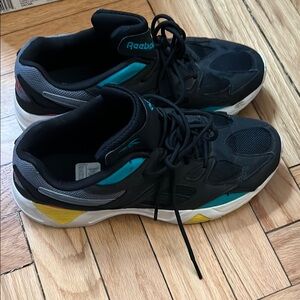 Reebok black, white, pink, aqua, yellow Sneakers